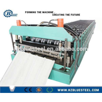 Glasierte Farbe beschichtet Dachziegel Blatt Roll Forming Machine, Metall Dach Roller ehemalige Maschine für Wand und Dach